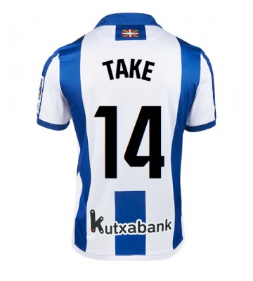 Real Sociedad Takefusa Kubo #14 Primera Equipación 2024-25 Manga Corta